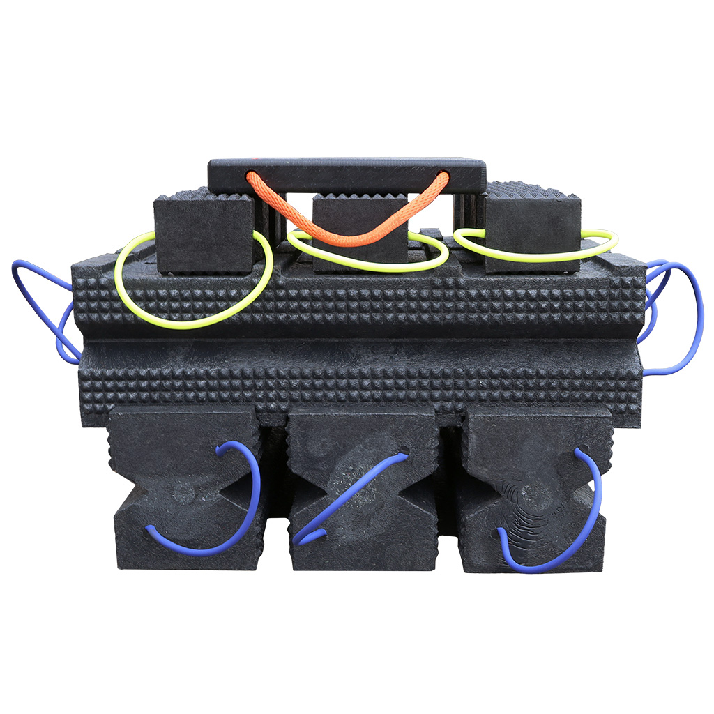 AME 15255 10 Piece Stacking Cribbing Kit with Jack Plate (3)