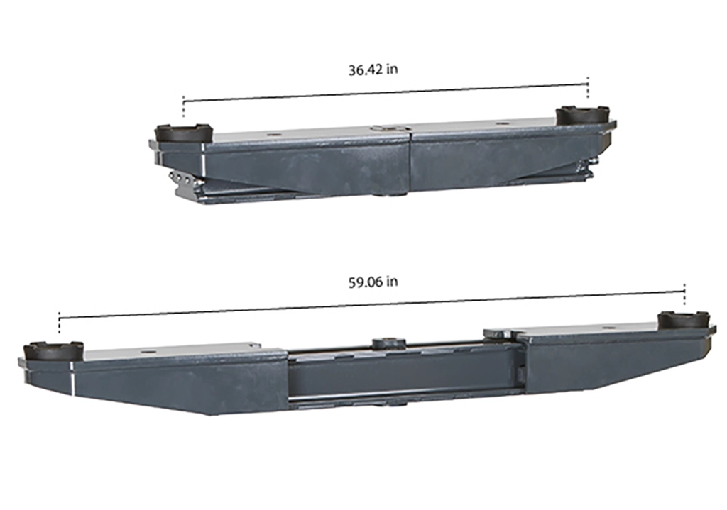 AC Hydraulic Adjustable Cross Beam Adaptors For Heavy Duty Jacking Beams/Pits Jacks, 3.74 in