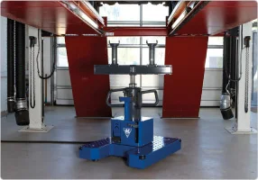 AC Hydraulic Air Hydraulic Telescopic Floor Pit Jack, 15-Ton - Image 2