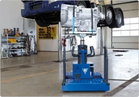 AC Hydraulic Air Hydraulic Traversing Telescopic Floor Pit Jack, 15-Ton - Image 2