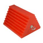 Urethane Wheel Chock Orange