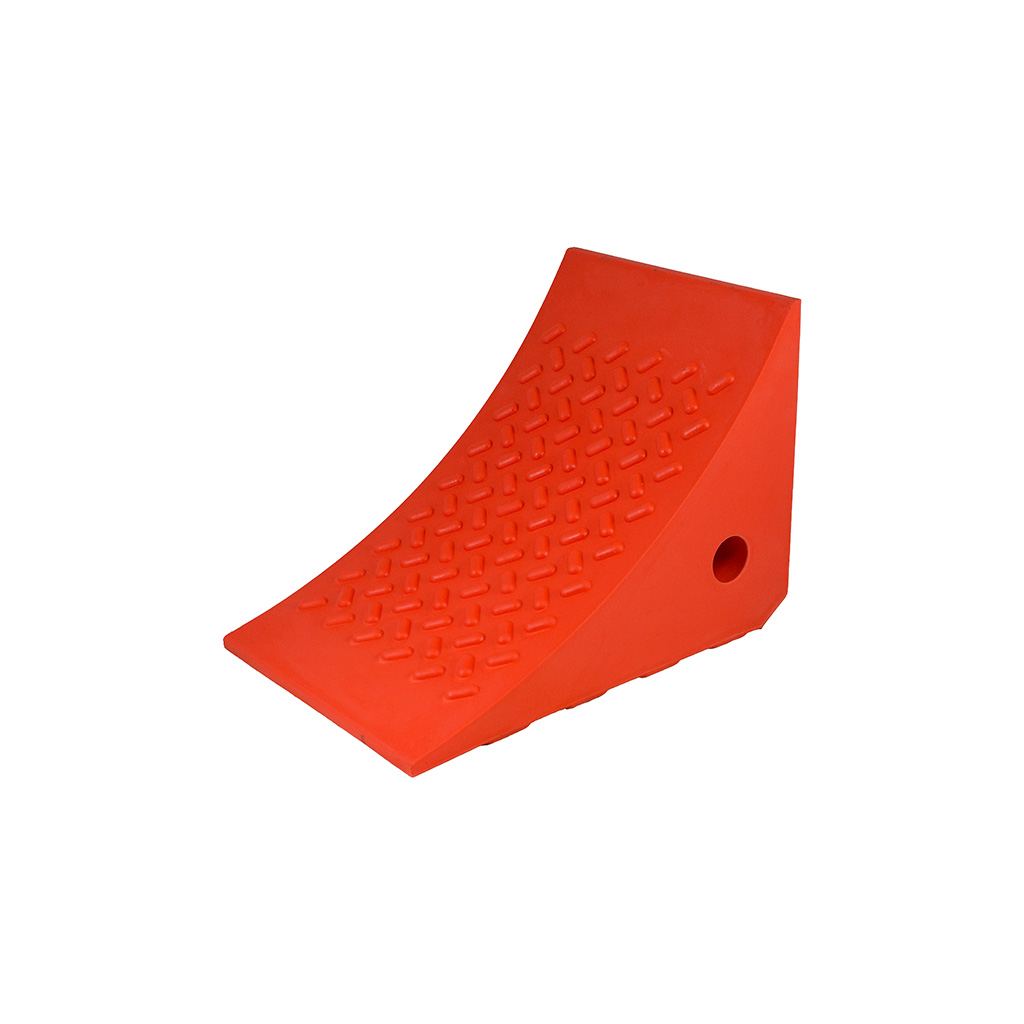 Orange Wheel Chock, Tire Size 27-35″