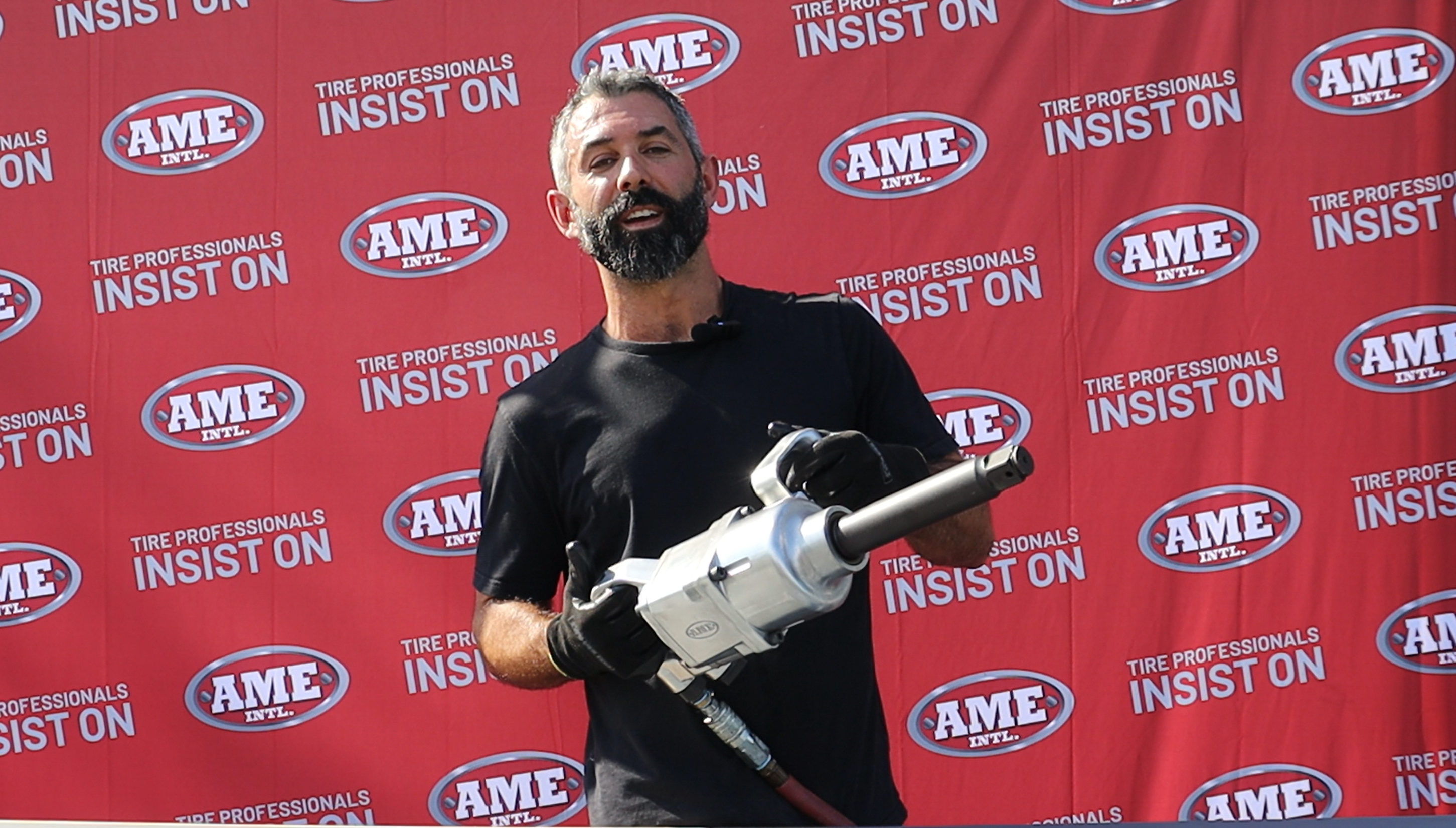 Kyle holding the APB Air Power Buddy Impact Wrench number 79710