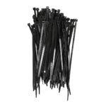 8" Zip Ties, Black, 100 Pack