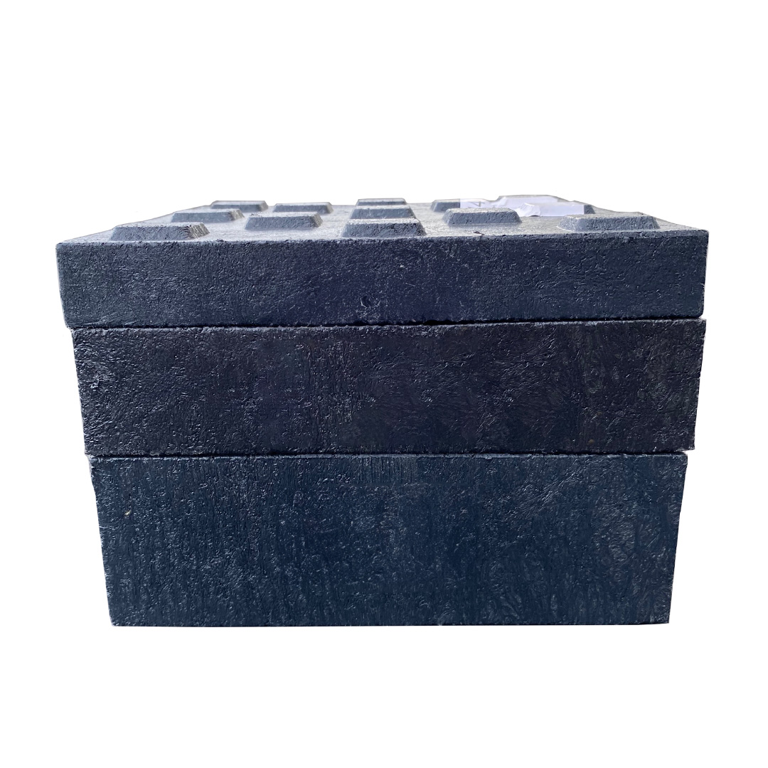 AME 14491 2in Lock Block, 2in x 9in x 9in (4)