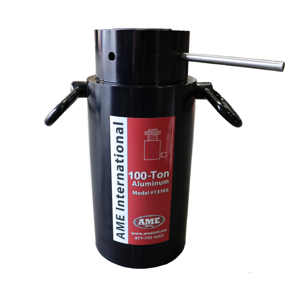 AME Intl 13165 100 Ton Aluminum Cylinder with Locking Collar (1)