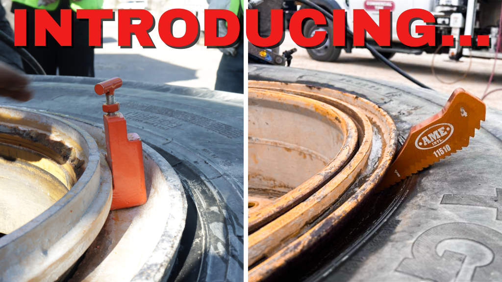 Two new tools for OTR use. The new 3-step tool is on the left photo and the Gator Bites on the right. Both photos show the products in use.