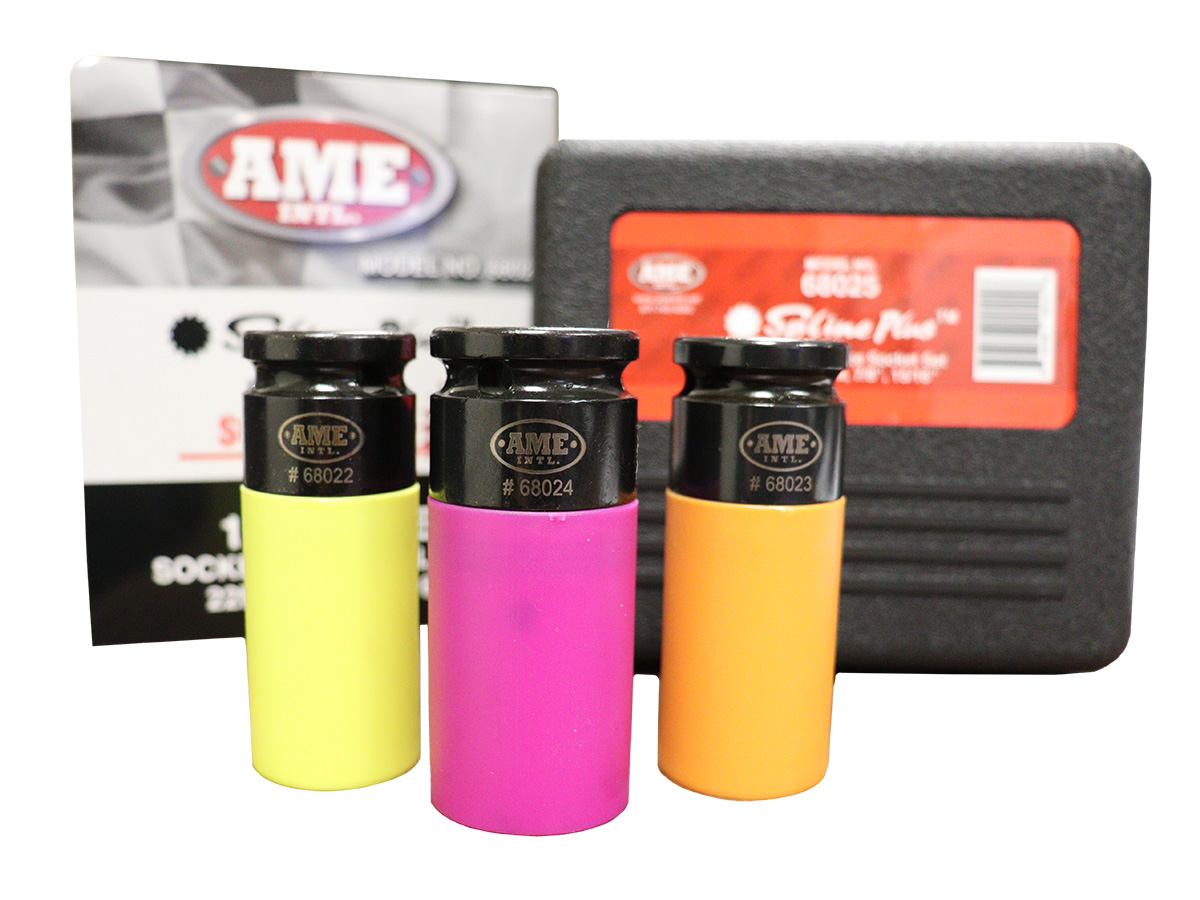 AME 68025 3 Piece SplinePlus SUV LT 12 Point Socket Set (3)